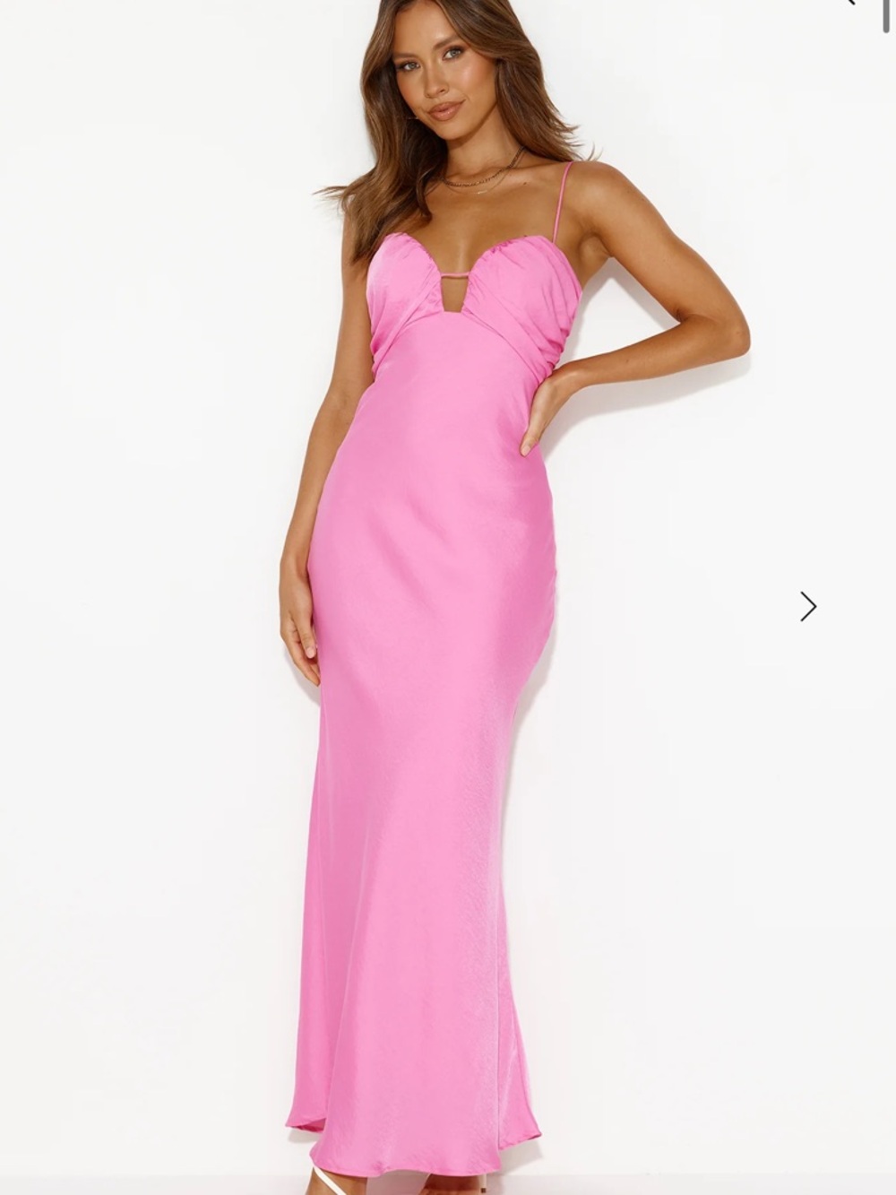 Hello Molly ROOM IN THE CASTLE MAXI DRESS PINK
